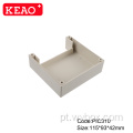 Invólucro eletrônico Din Rail caixa de invólucro elétrico de plástico bloco de terminais din rail PIC310 caixa de controle industrial 115 * 93 * 42mm